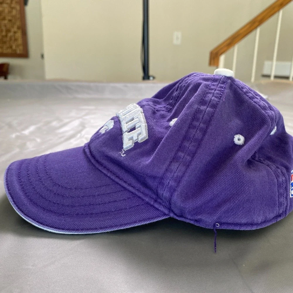 K-STATE infant/toddler hats. Lot of 2. Purple w/White‎ embroidered logo